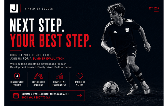 Summer Evaluations - J Premier Soccer